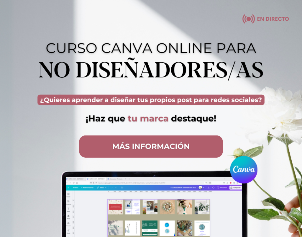 curso canva online diseño grafico emprendedor emprendedora marca negocio redes sociales