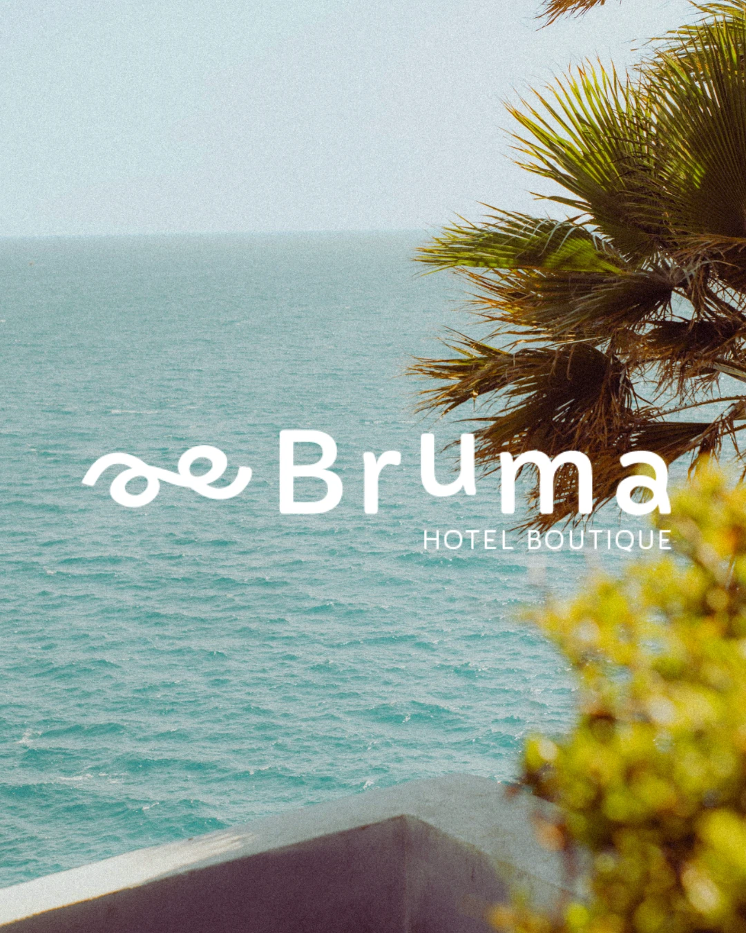 Bruma hotel con encanto diseño gráfico logo